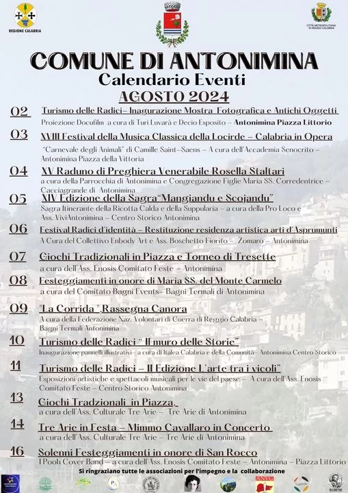 Eventi estivi 2024
